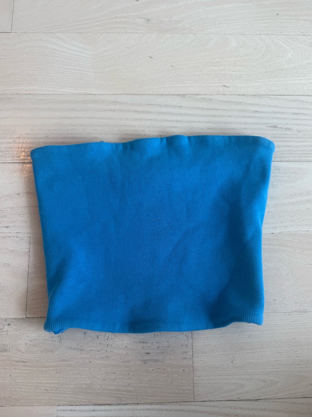 Zara Bright Blue Strapless Tube Top